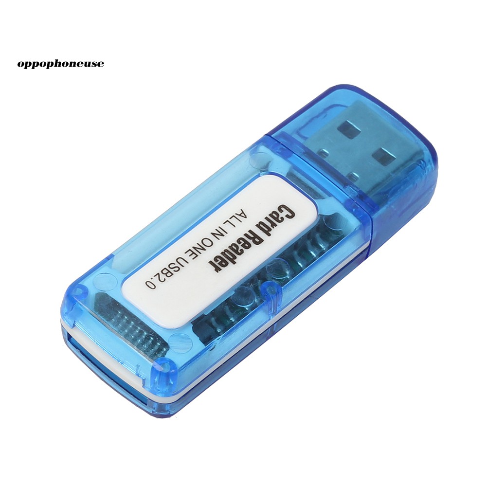 Đầu Đọc Thẻ Nhớ 4 Trong 1 Usb 2.0 Cho M2 Sd Sdhc Dv Micro Sd Tf