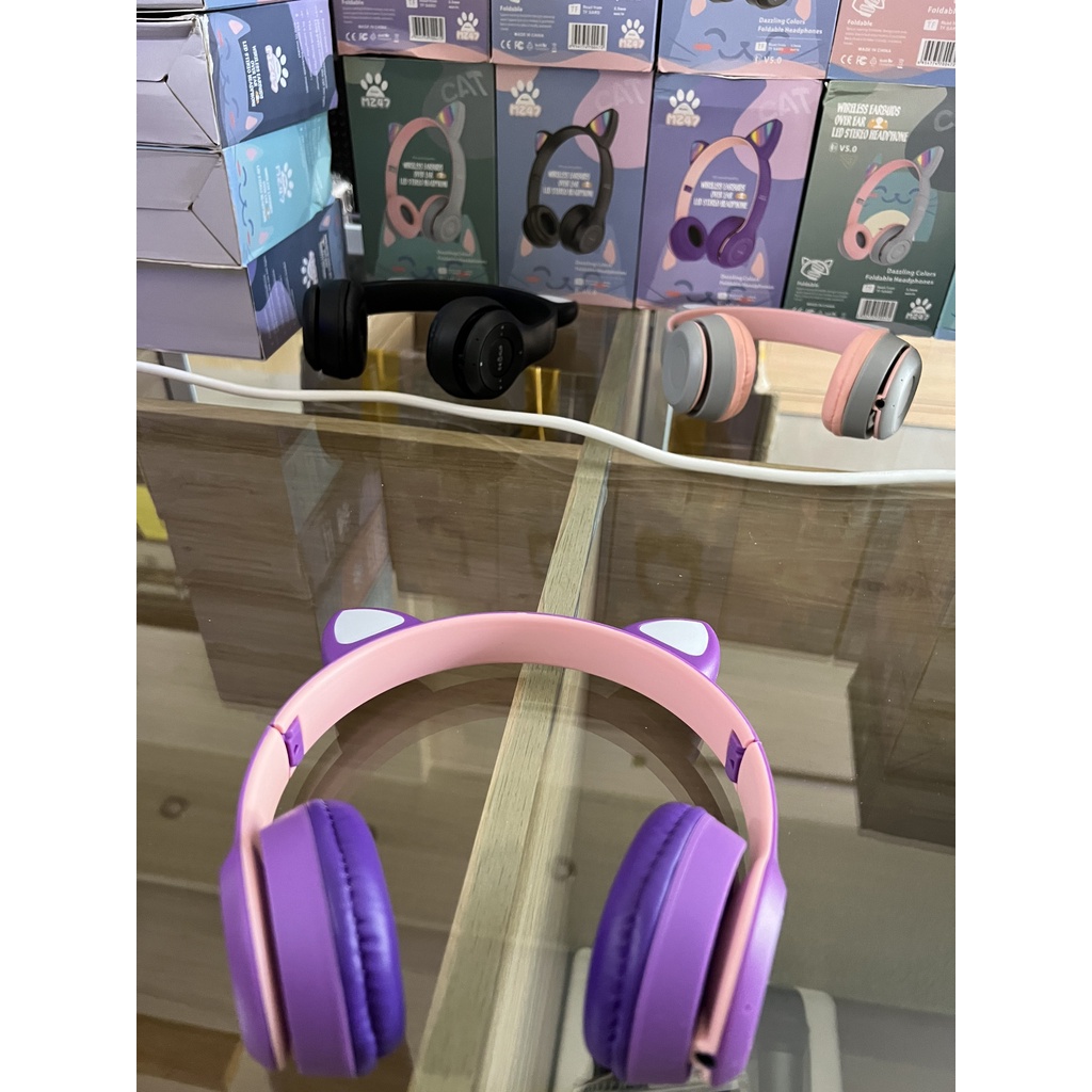 Tai nghe mèo bluetooth M