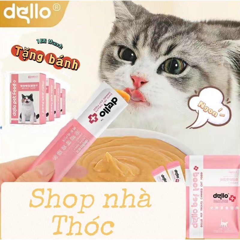 [SẴN] SÚP THƯỞNG DELLO 100 GÓI [TẶNG THÊM BÁNH]