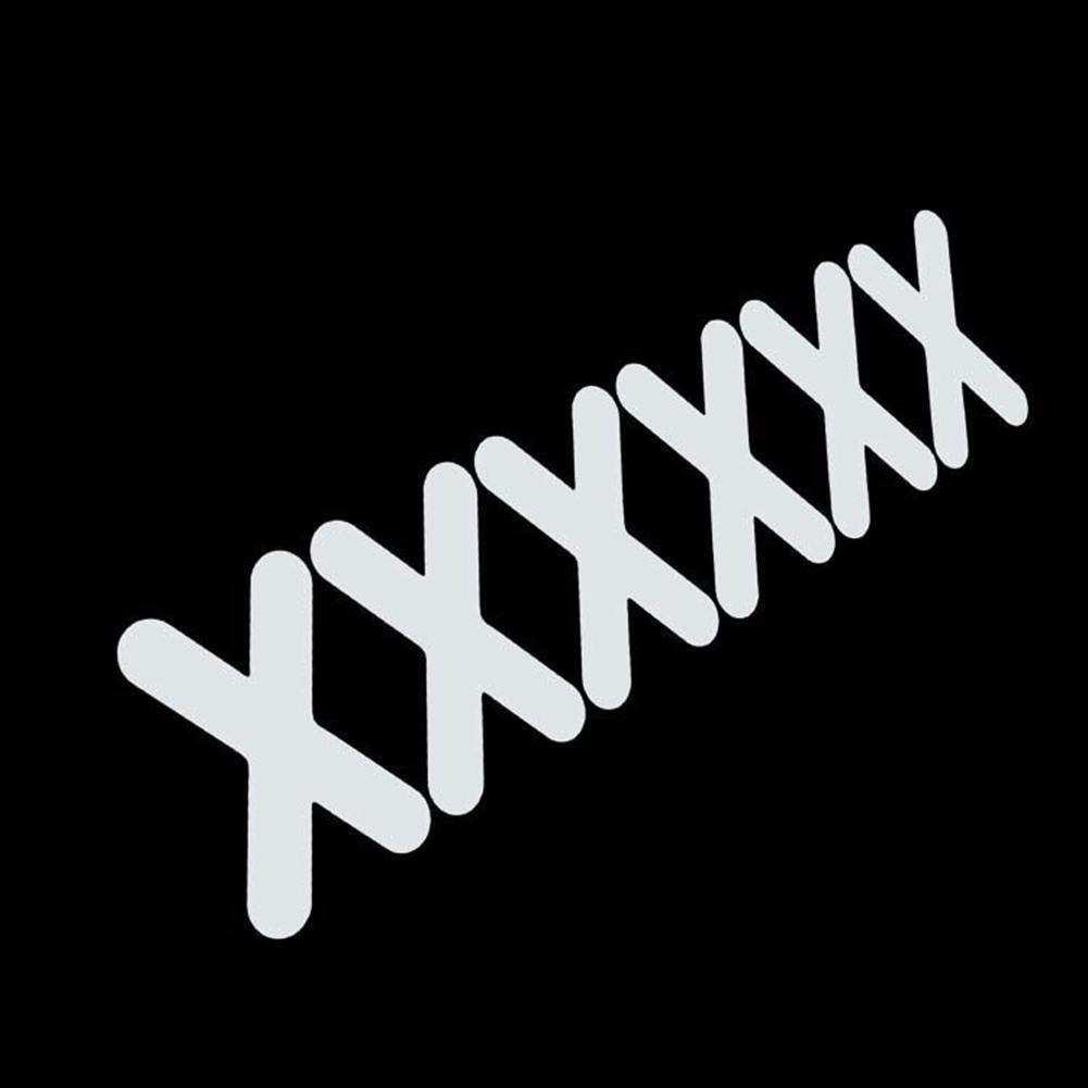 Đề-can hình chữ X dán trang trí thân xe hơi