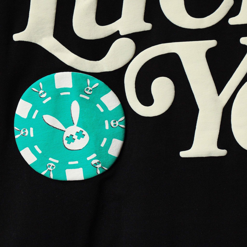 U3Hg /Áo thun Nam Nữ Bad Rabbit LUCKY YOU 100% Cotton - Local Brand Chính Hãng!