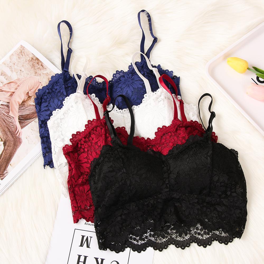 Áo Lót Nâng Ngực Phối Ren Hoa Thời Trang Mùa Hè