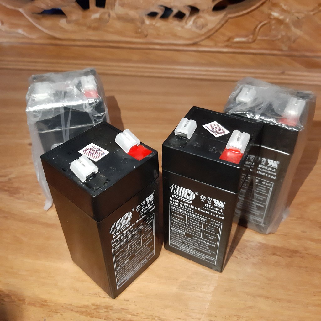 Bình 4V 4.5Ah, Bình Ắc quy 4V 4,5Ah , Dùng cho Cân điện tử, truyền hình cáp,thiết bị y tế...
