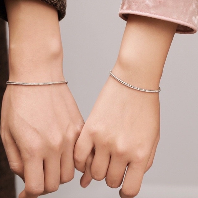 Lắc tay đôi bạc ta THJ- Lắc tay đôi giữ lửa tinh yêu cho các cặp đôi