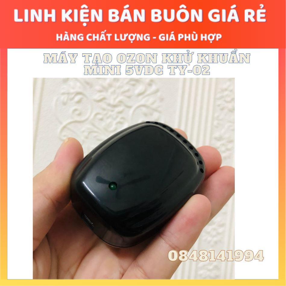 Máy lọc không khí tạo Ozon khử mùi ô tô TY-02 5V