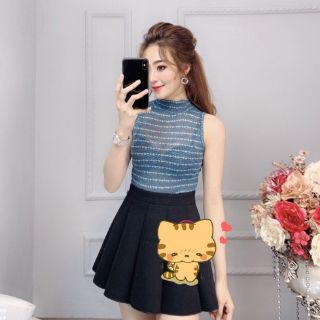Áo thun cổ lọ
