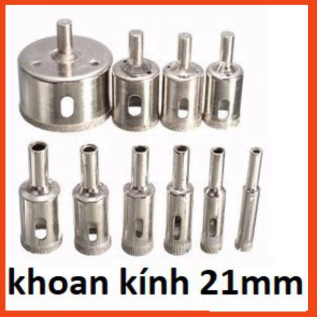 Mũi khoan kính 21 , mũi khoét gạch men, đá hoa cương, sứ, mũi khoét kiếng 21mm