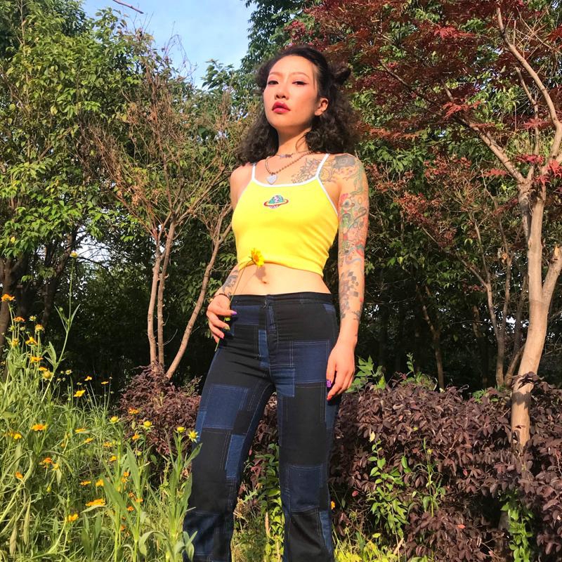 Áo thun lửng dây thời trang hè cá tính cho nữ | BigBuy360 - bigbuy360.vn