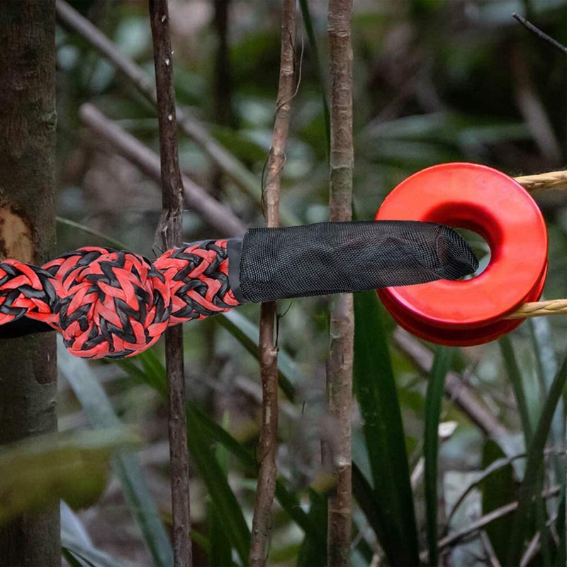 Dây Tời Phục Hồi 1 / 2 Inch Bằng Sợi Tổng Hợp + Vòng Chốt Cho Xe Hơi / Tàu Thuyền ATV UTV SUV 4X4