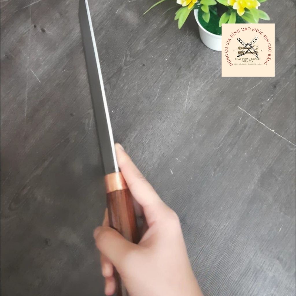 Dao chặt xương lợn , gà vịt sắc bén bền bỉ được làm từ thép không rỉ dao phúc sen cao cấp.