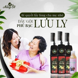 (Mua 1 Tặng 1) Dầu Gội Phủ Bạc Lưu Ly Gội là Đen