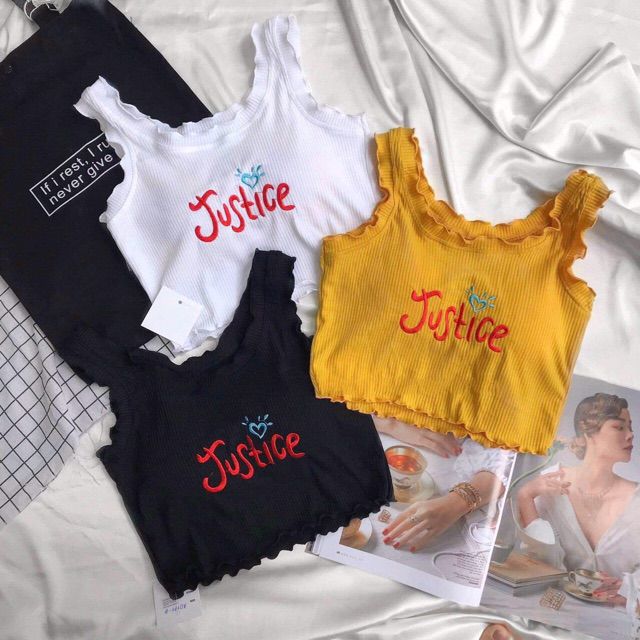 [Mã WASTUP giảm 10% tối đa 30K đơn 99K] ÁO CROPTOP THÊU CHỮ SẮC NÉT CÓ MÚT NGỰC | BigBuy360 - bigbuy360.vn