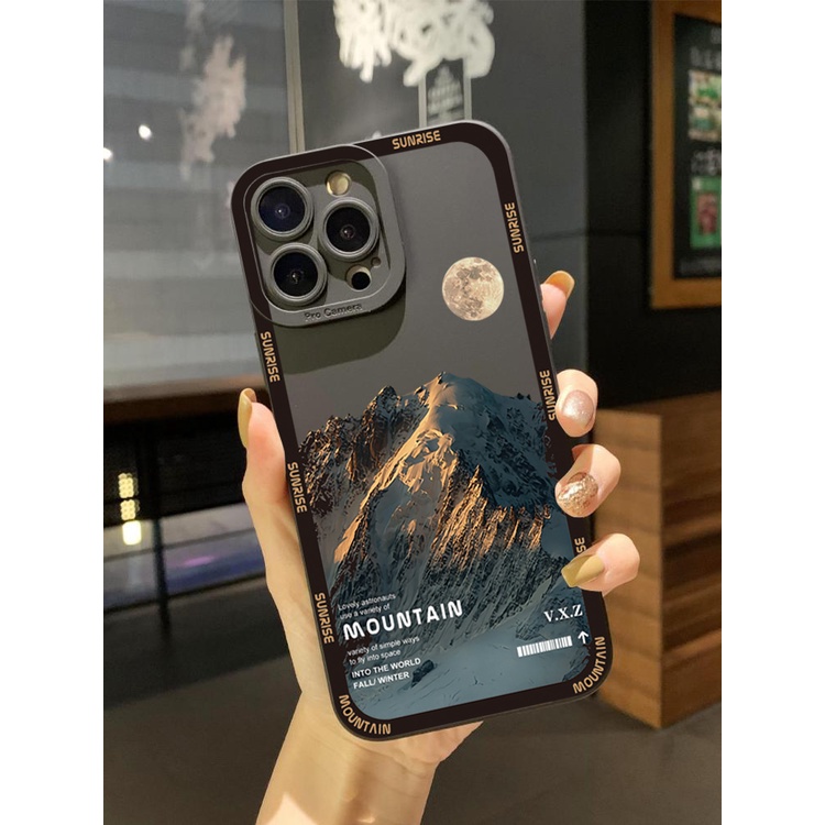 Ốp Điện Thoại Góc Vuông In Hình Núi Senery Cho Xiaomi Redmi Note 11 Pro 5G 11S 10 Pro 4G 10S Redmi 10C 9C A1