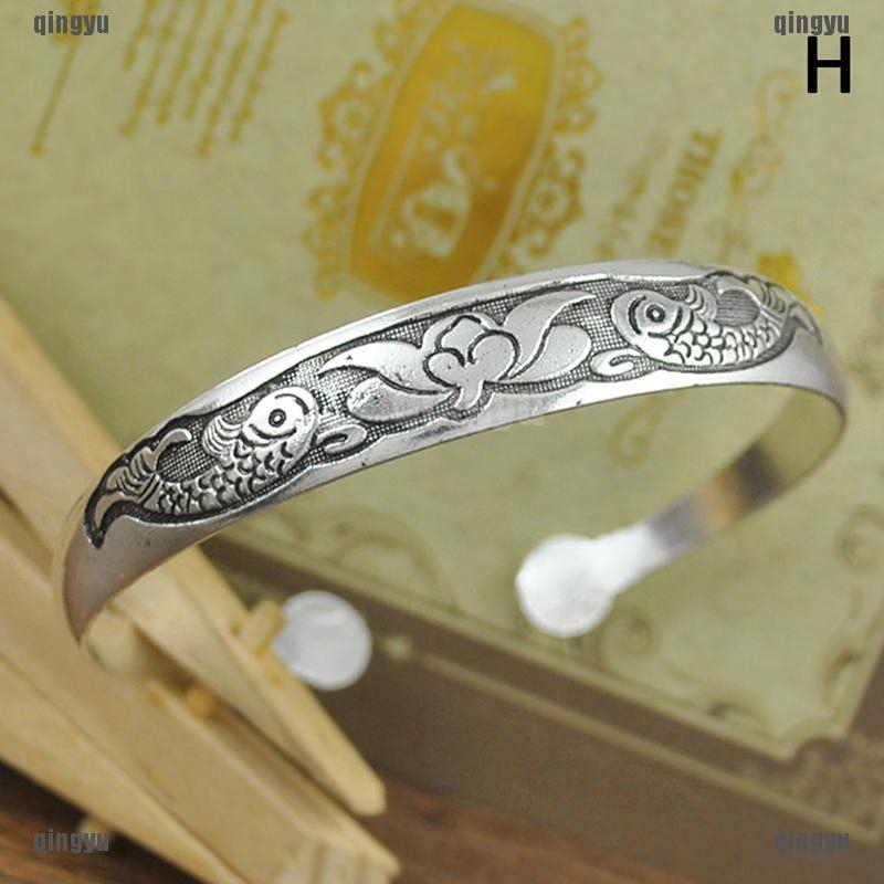 Vòng Đeo Tay Dạng Mở Phong Cách Retro