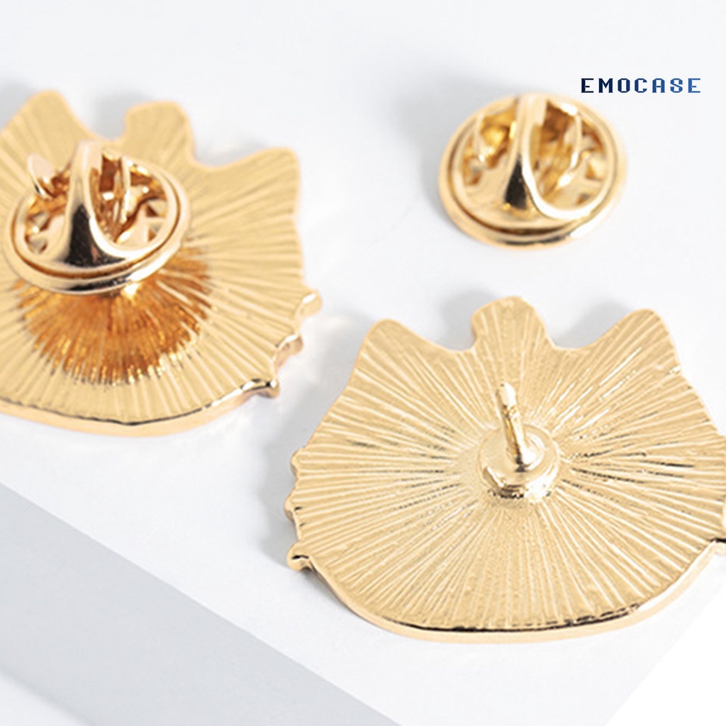 Ghim Cài Áo Hình Bí Ngô Hoạt Hình Bằng Hợp Kim Chống Trầy Xước