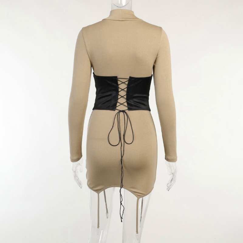 Váy body Tay Dài Thời Trang Quyến Rũ Cho Nữ