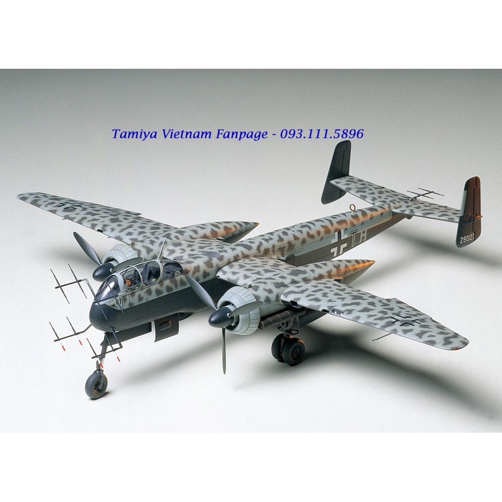 61057 Mô hình máy bay quân sự 1/48 SCALE HEINKEL He219A-7 UHU