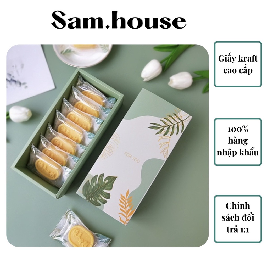 Set 10 hộp đựng bánh hình chữ nhật