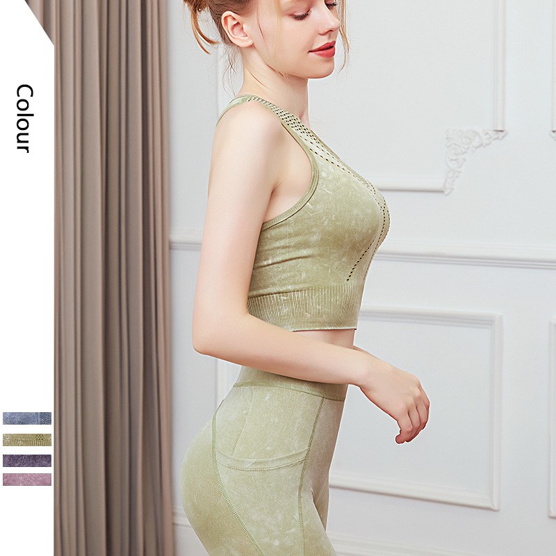 Áo Ngực Thể Thao Nữ Không Đường May Chất Liệu Nhanh Khô
