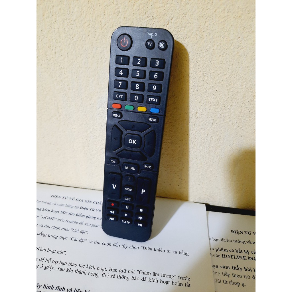 Remote điều khiển cho đầu VTVcab HD Kaon- Hàng chính hãng tặng kèm Pin!!!