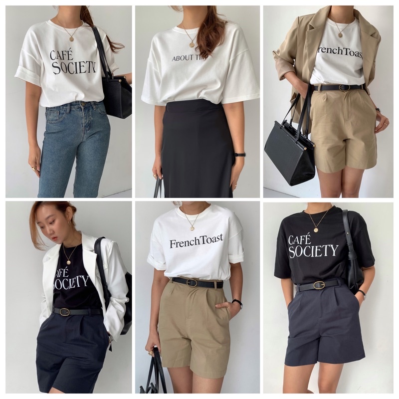 Áo Thun Unisex Form Rộng Oversize Nam Nữ Phông Trơn In Chữ 100% Cotton Dày Dặn | Lana Official