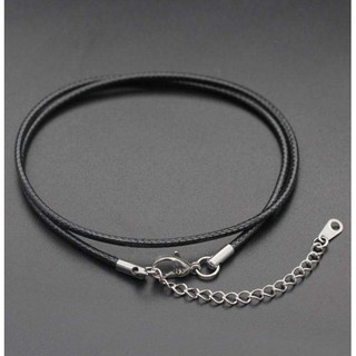 DÂY CHUYỀN DA PU TRƠN KHÔNG MẶT [ FREE SHIP ]