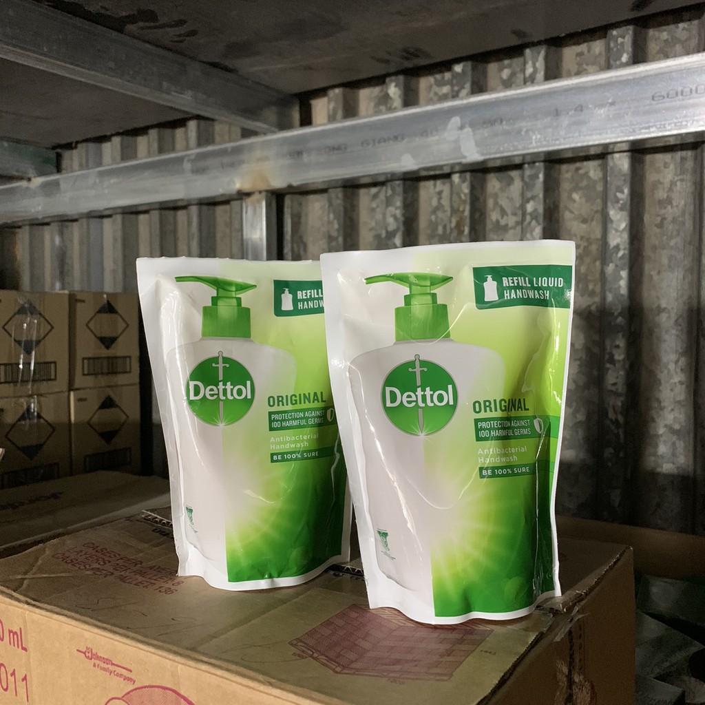 Nước rửa tay diệt khuẩn 99,9% vi khuẩn Dettol - Túi 225g