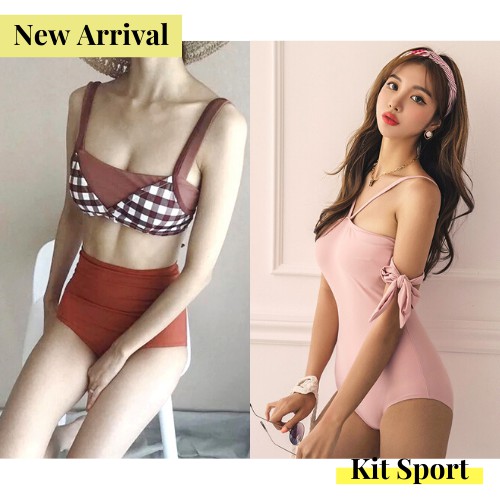 Bộ Đồ Tập Bơi Đi Tắm Biển Nữ Bikini 3 Mảnh (1 Set Áo Bra Và Quần Lót) 1815 II Cửa Hàng Kit Sport Việt Nam 2