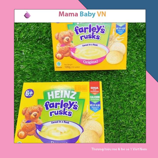 Bánh Ăn Dặm Heinz cho bé 6 tháng giàu dinh dưỡng Mama Baby VN