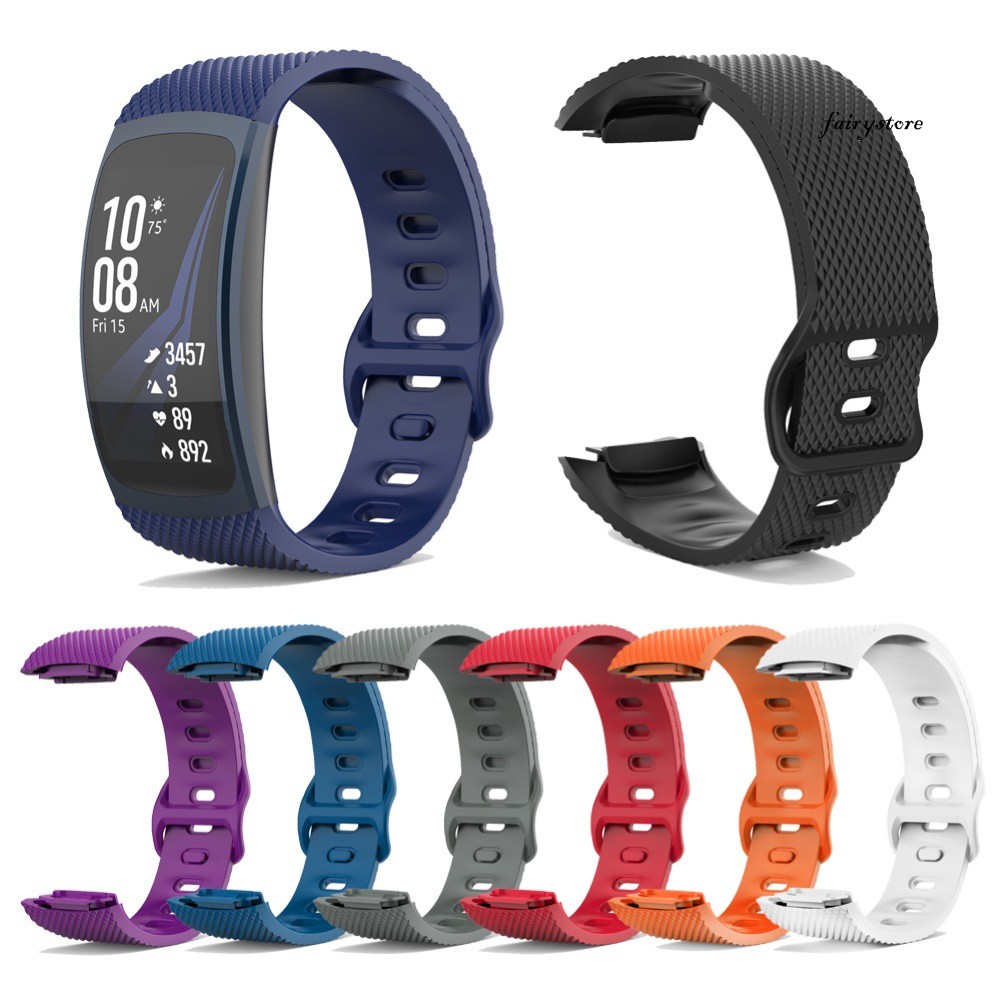 Dây Đeo Tay Thay Thế Cho Đồng Hồ Thông Minh Samsung Gear Fit2 Sm-r360 / Fit2 Pro Sm-r365