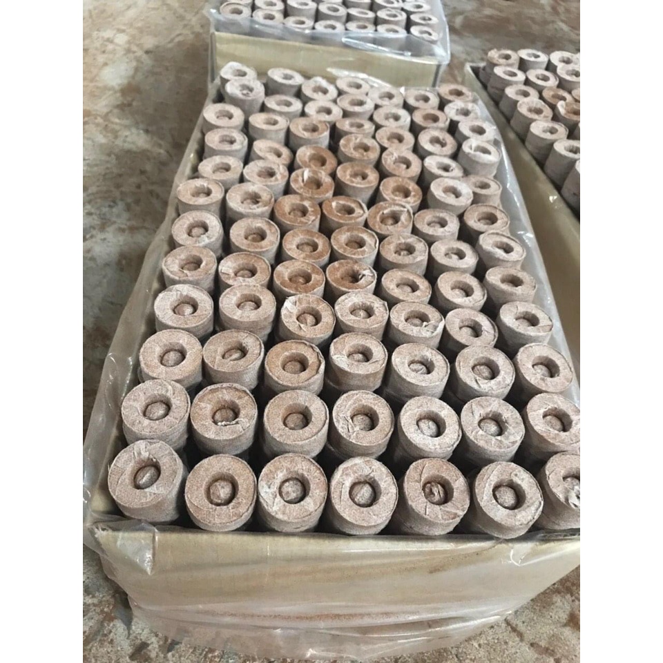 Viên nén sơ dừa thùng 1000 viên, thương hiệu LAFA, chuyên ươm hạt giống, cây giống