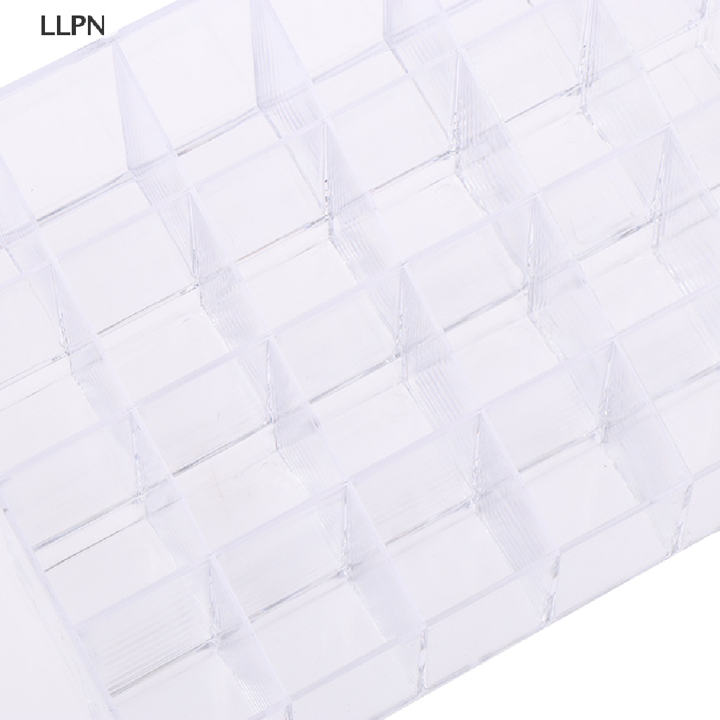 Hộp Nhựa Acrylic 24 Ngăn Trong Suốt Trưng Bày Son Môi / Sơn Móng Tay