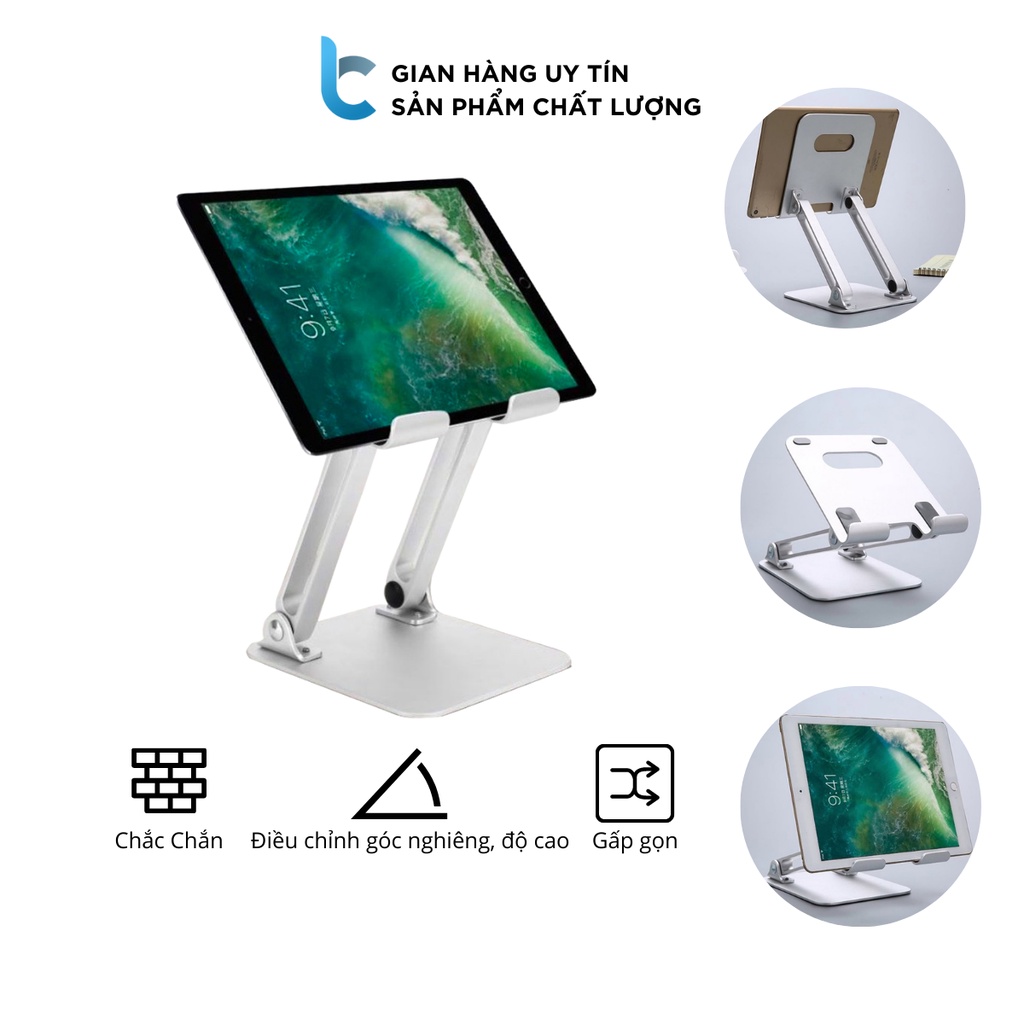 Stand/Giá Đỡ Nhôm Gập 2 Chân Kê iPad/Máy tính bảng/Tablet Jincomso