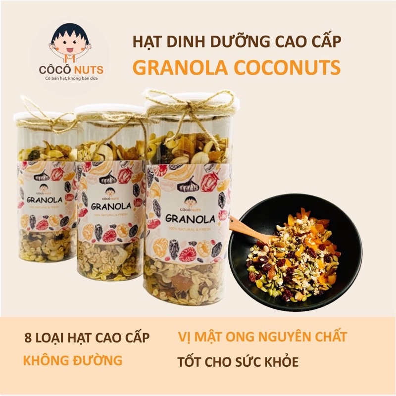 Granola ăn kiêng nhiều hạt 500g