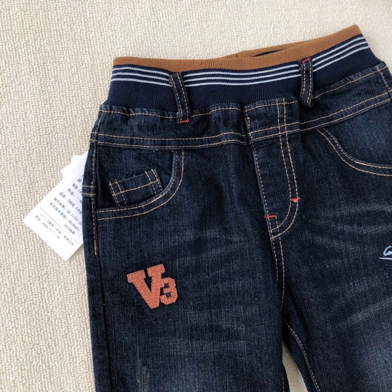 Quần bò bé trai V3 5-10 tuổi  Quần Jean denim mềm 1221