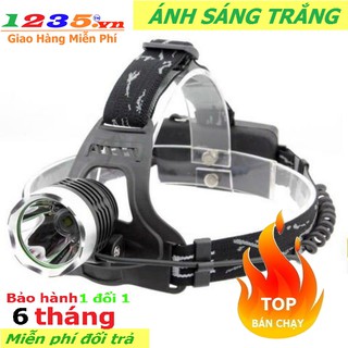 Đèn pin đội đầu,đeo trán siêu sáng chống nước sạc K11-Led CREE XML_T6