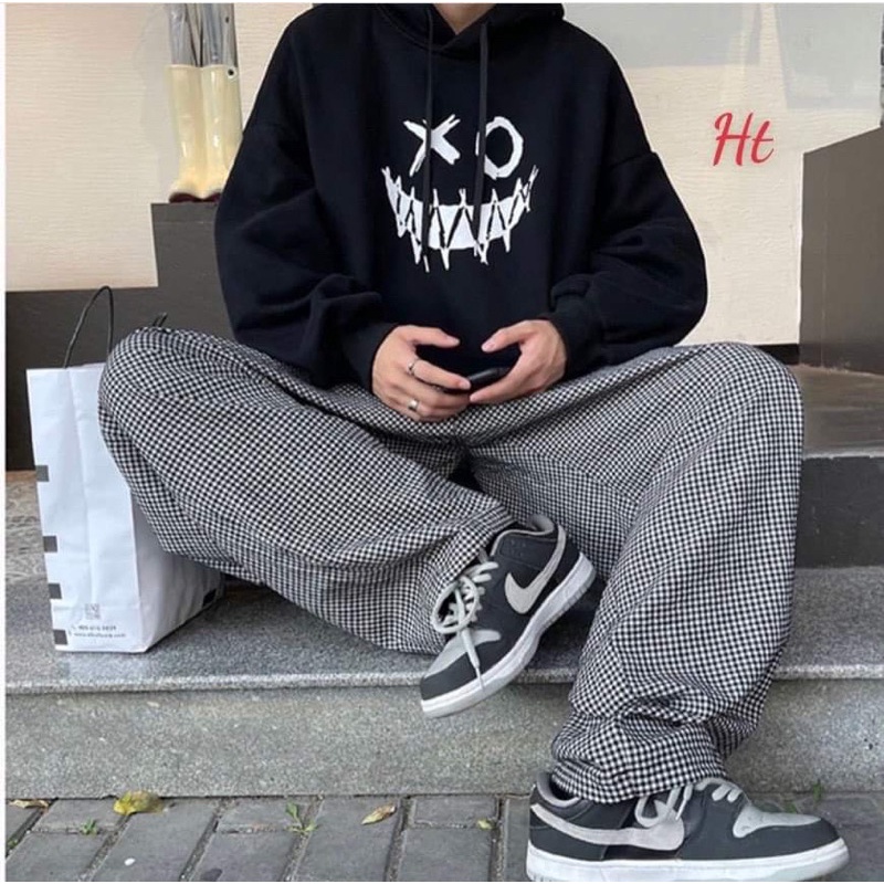 Áo hoodie 5D XO mặt quỷ HT12