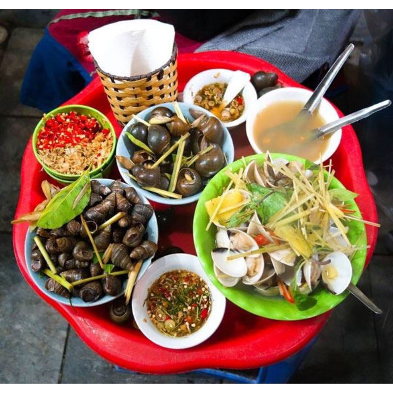 COMBO ỐC VẶN, ỐC MÍT, NGAO TRẮNG