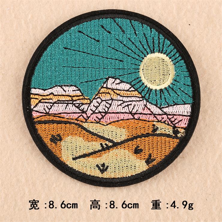 Miếng Dán Ủi Quần Áo Thêu Họa Tiết Hoàng Hôn Hoàng Hôn 9 Kiểu Độc Đáo diy