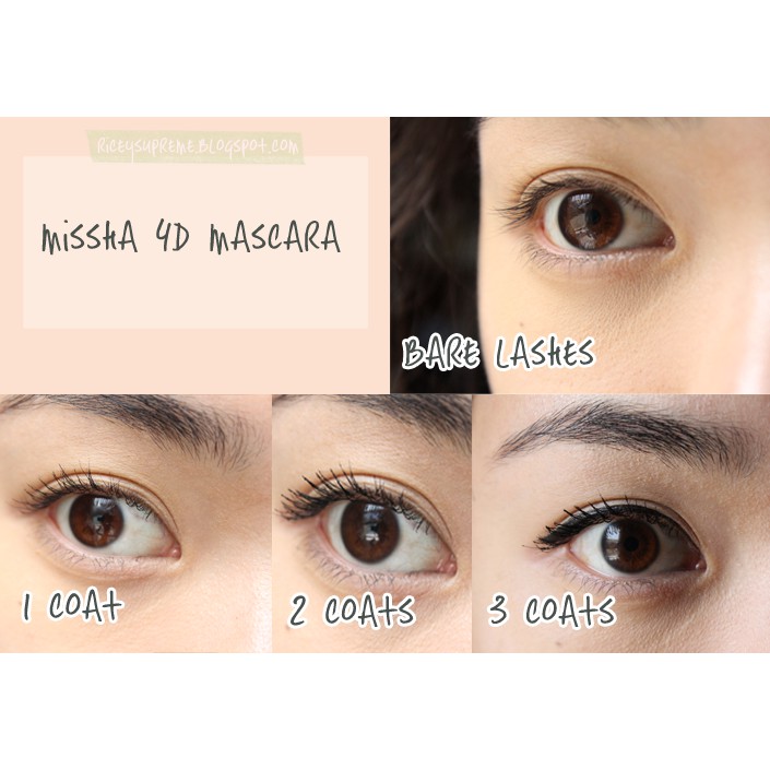 {đáng mua} Mascara Missha 3D/ 4D- Hàn Quốc