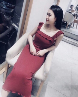 đầm boddy tay cánh tiên