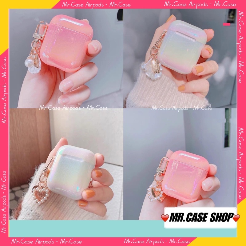 Vỏ bọc tai nghe airpod 1/2/3/Pro Hình Có Móc Khoá Dễ Thưong - Mr.Case Airpods