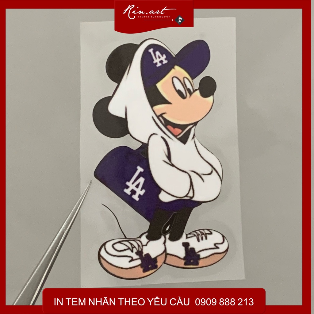 Rinart.vn | Decal ủi tổng hợp Logo mickey siêu dễ thương | Logo Sticker Patch in áo ủi trực tiếp lên vải