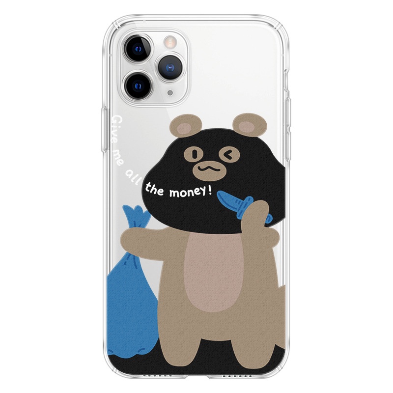 Ốp lưng iphone Ốp điện thoại trong suốt in chữ độc đáo cho Iphone6/6plus/6S/6S plus/6/7/7plus/8/8plu Dinuo case