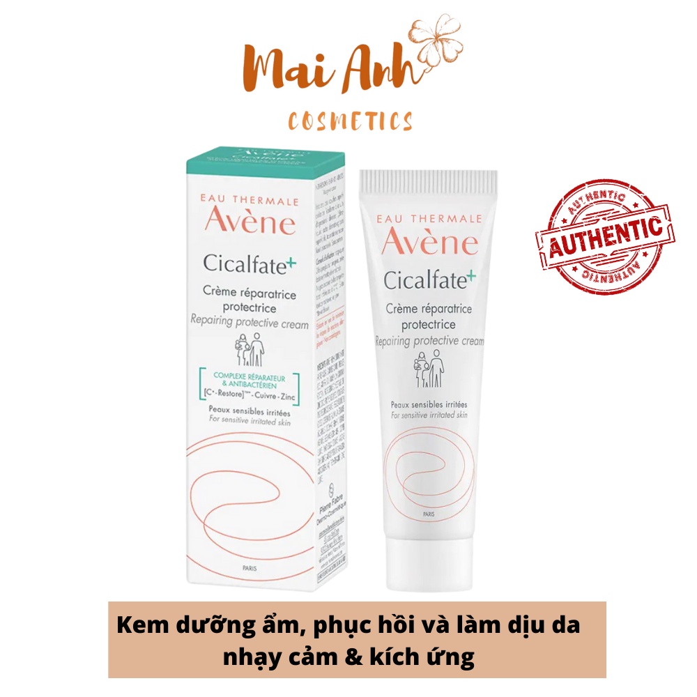 Kem dưỡng Avene Cicalfate Repair Cream phục hồi da dưỡng ẩm và giảm sẹo thâm