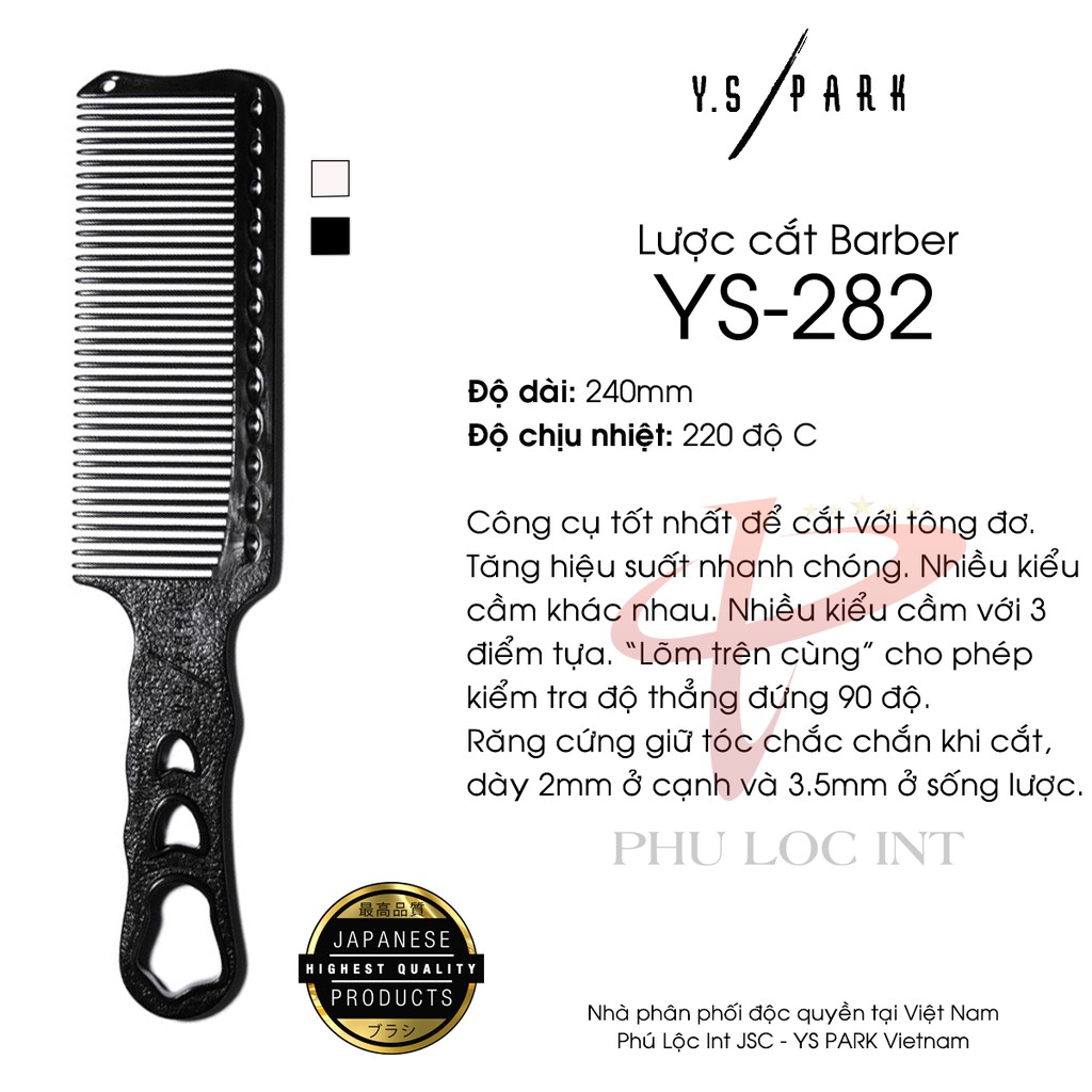 Lược YS Park 282 (chính hãng Phú Lộc Int phân phối)