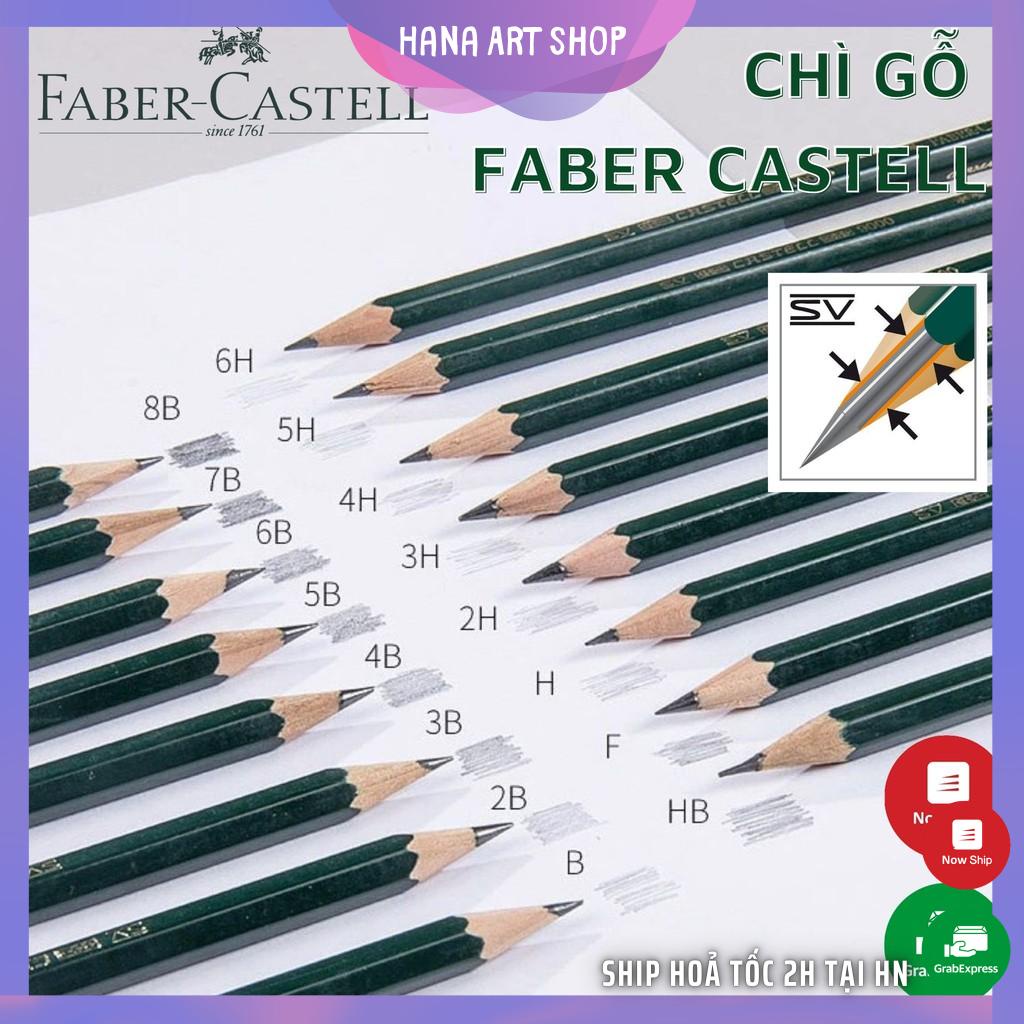 Bút chì gỗ phác thảo Faber Castell 9000 - Bút chì HB/2B/3B/4B/5B/6B/7B/8B