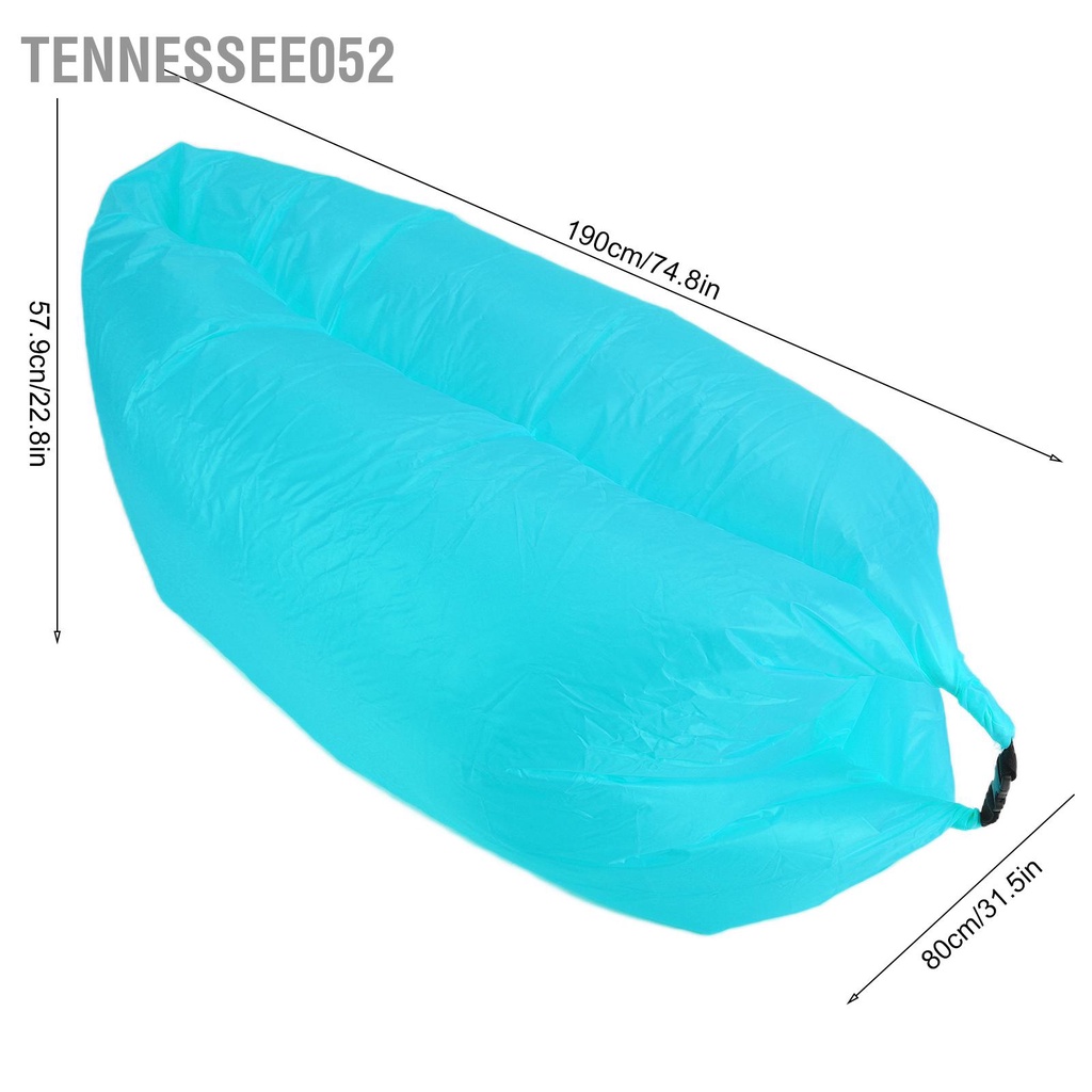 Tennessee052 Nệm hơi có thể gập lại Giường ngủ bơm di động cho Tiệc bơi cắm trại ngoài trời