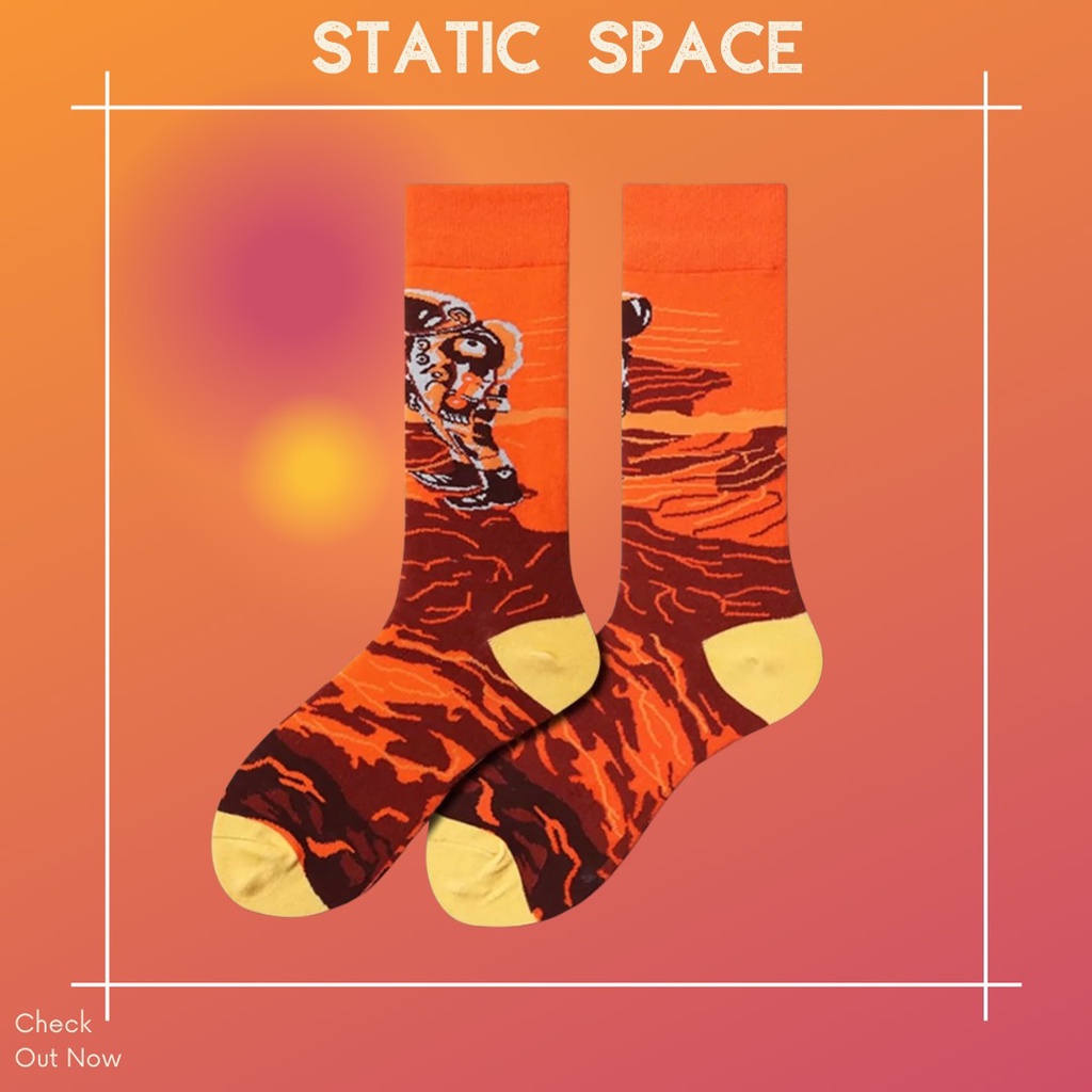 TẤT VỚ CAO CỔ HÀNH TINH VŨ TRỤ - STATIC SPACE