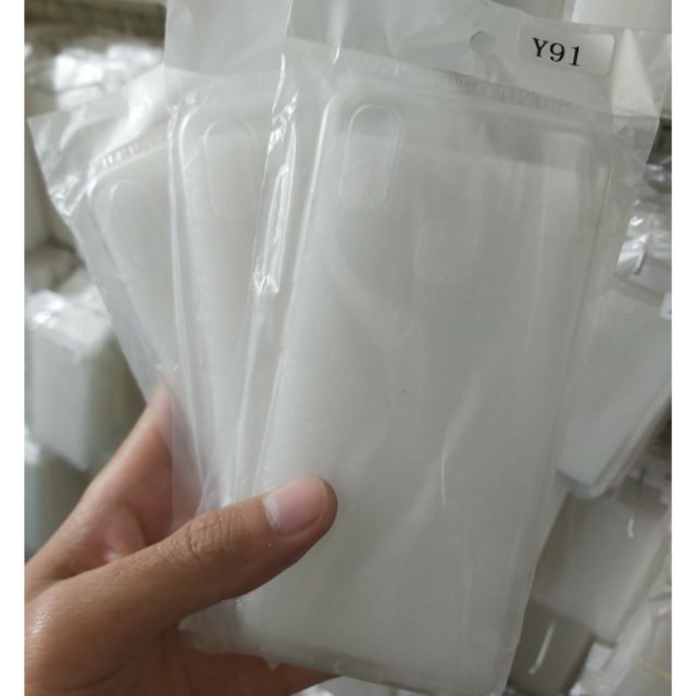 Bộ 3 chiếc ốp dẻo silicon y91 trong suốt (loại tốt)